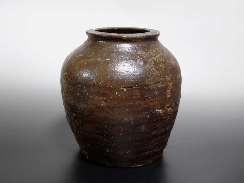 土器№53    古越前の壺　江戸時代　美品　越前焼　壺