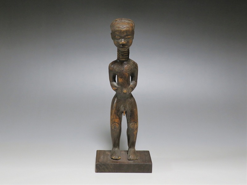 ベビーグッズも大集合 アフリカ マリ共和国 バンバラ族 立像 彫刻 